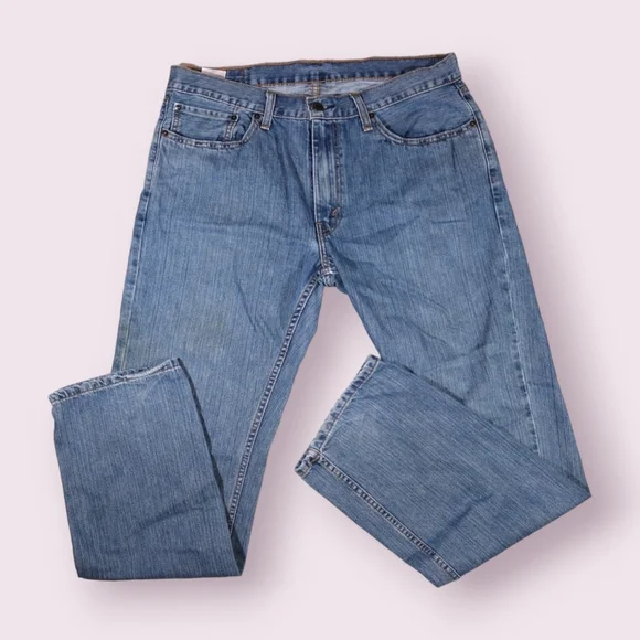 LEVI LEVIS 559 RELAXED STRAIGHT MEN'S JEANS SIZE 36 RED TAB Retro Style - Picture 4 of 7